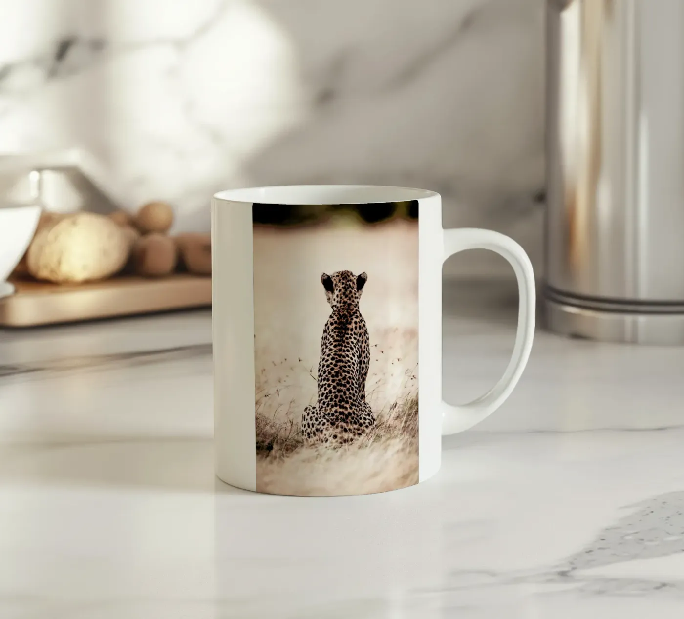 Still Leopard ceramic mug by Natural Kingdom