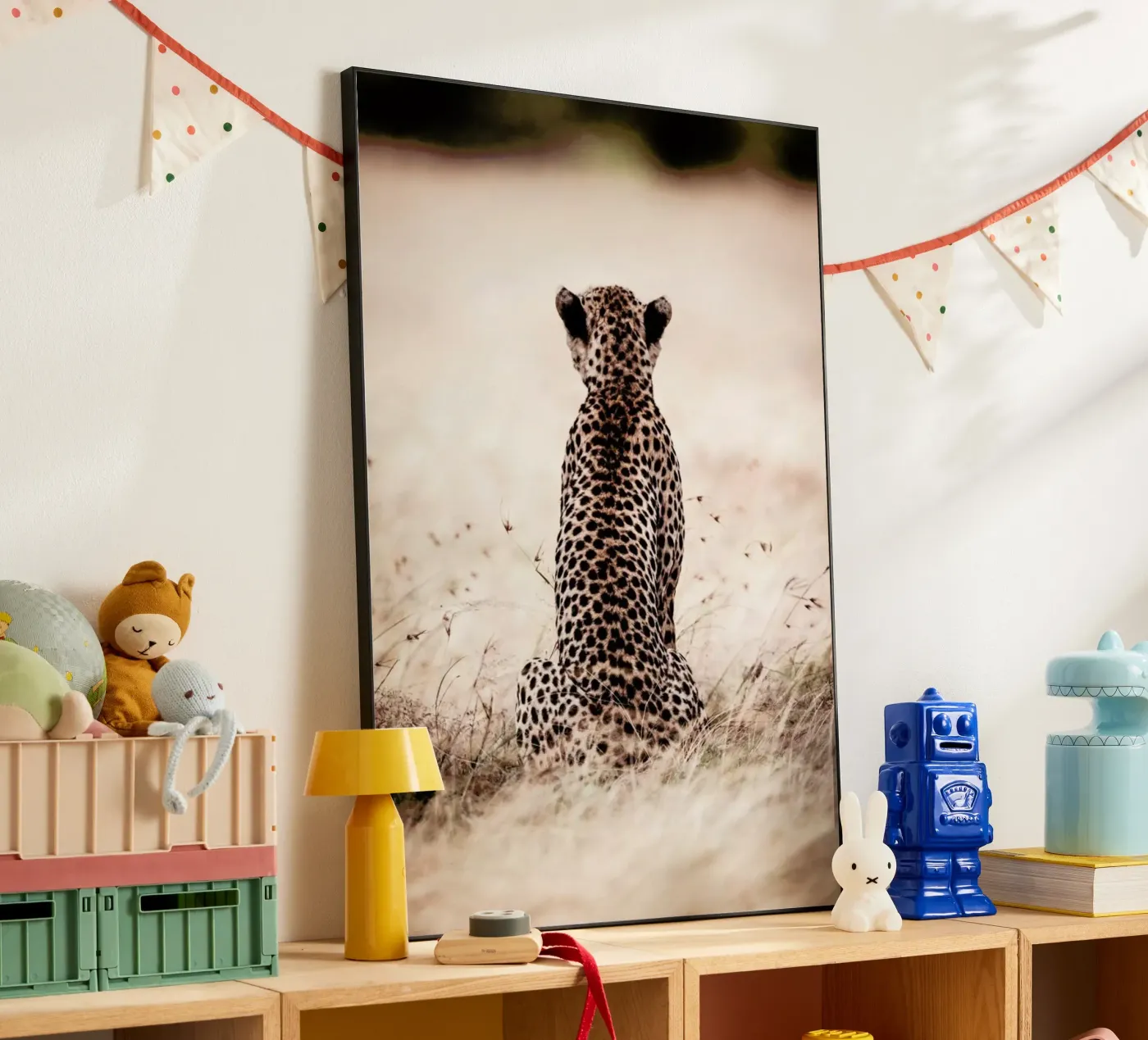 Still Leopard alluminio dibond da Natural Kingdom