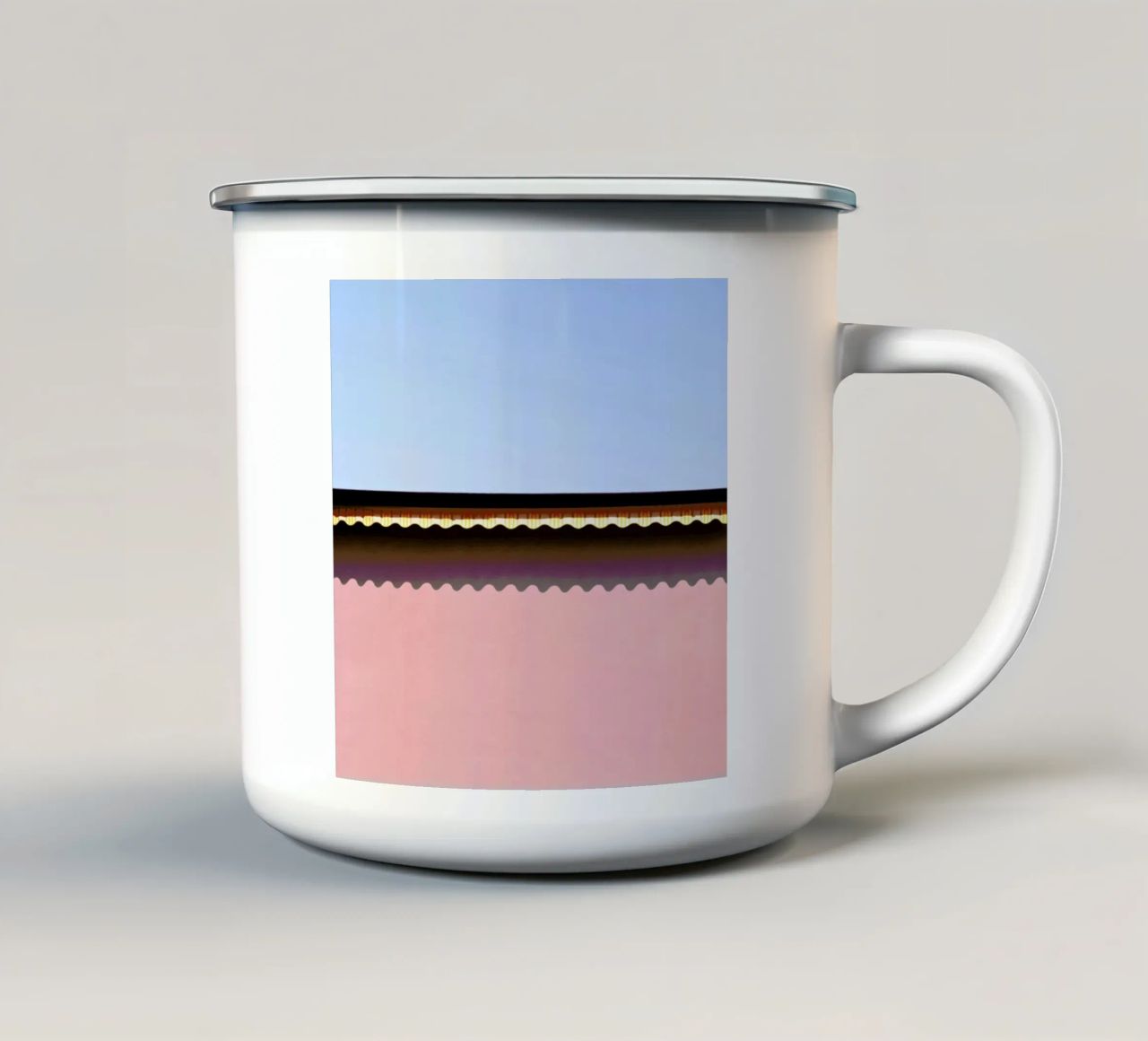 Waves tazza in smalto da Rupert Höller