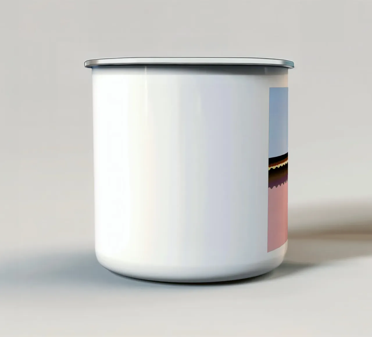 Waves tazza in smalto da Rupert Höller