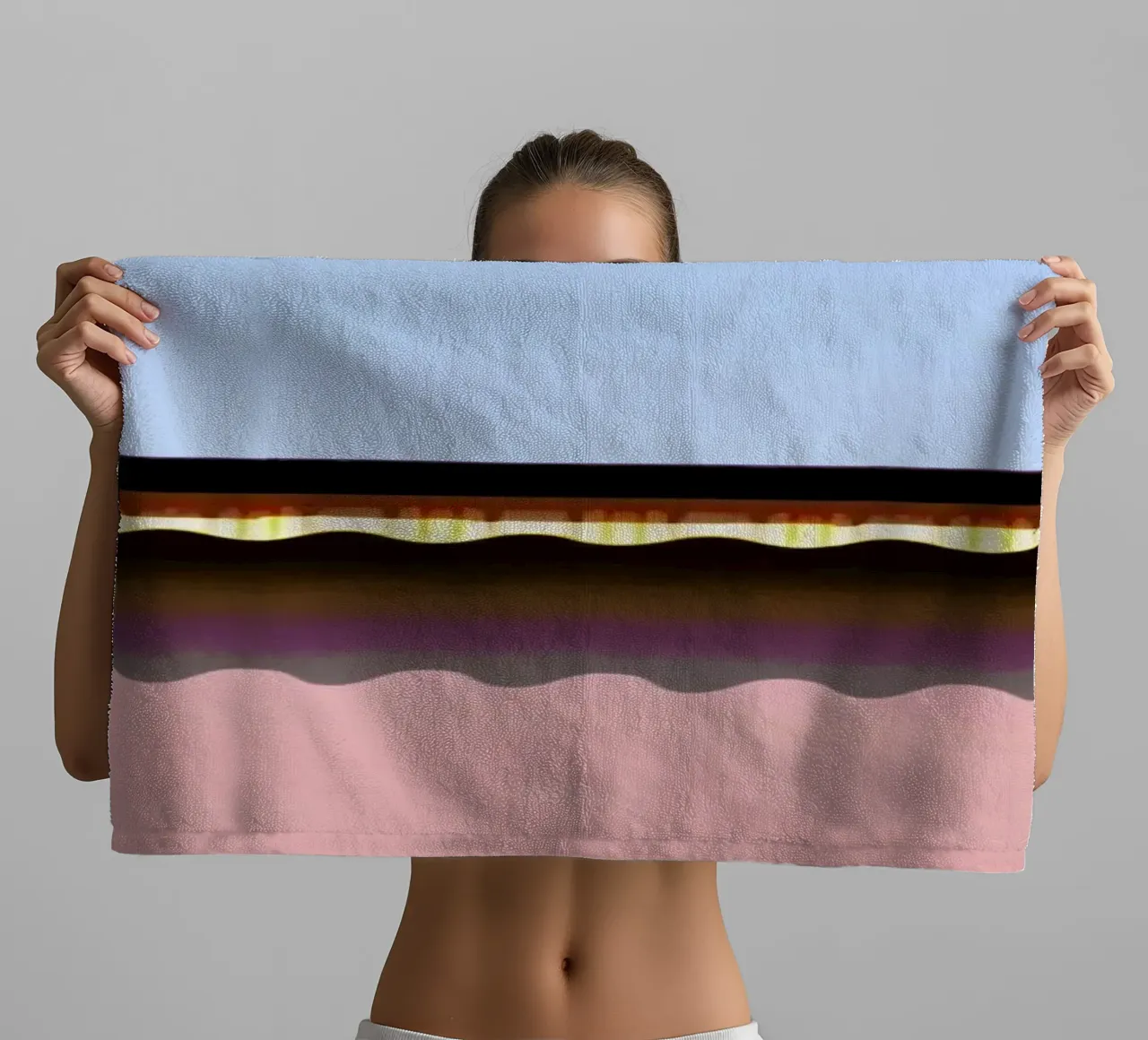 Waves towel by Rupert Höller