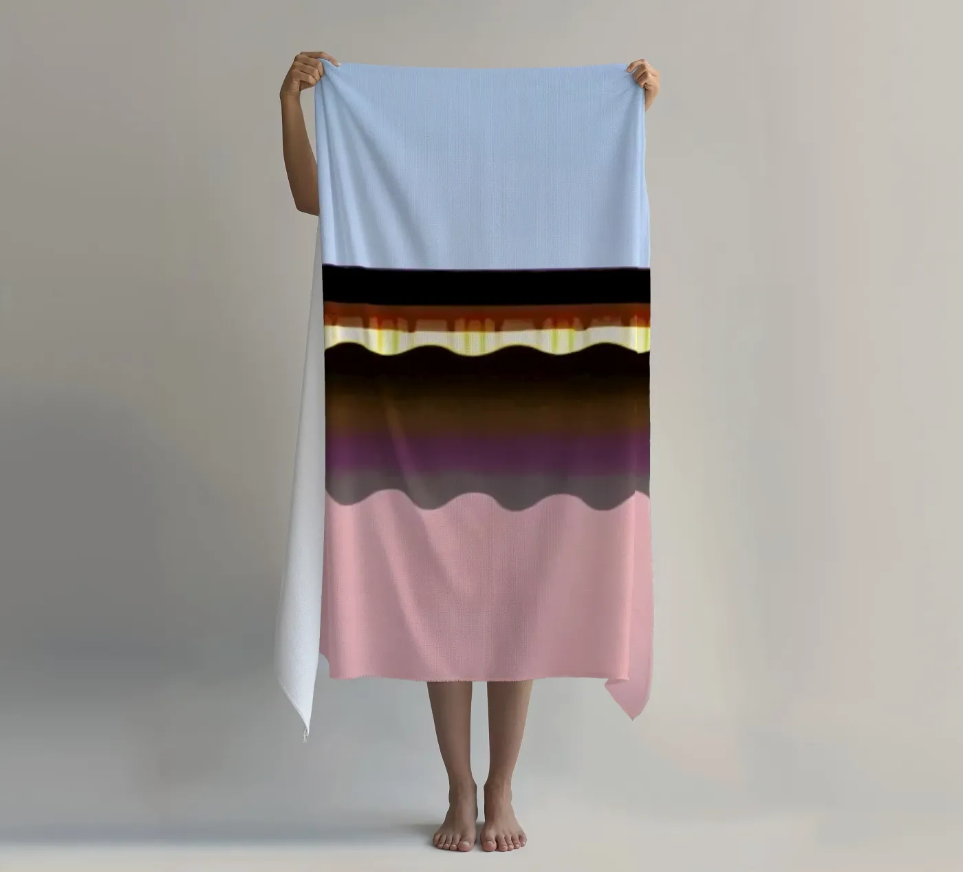 Waves strandhanddoek van Rupert Höller