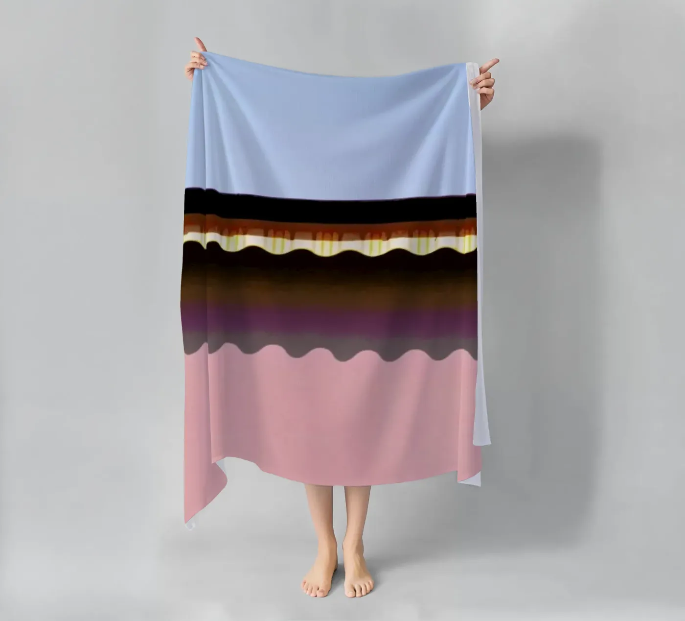 Waves strandhanddoek van Rupert Höller