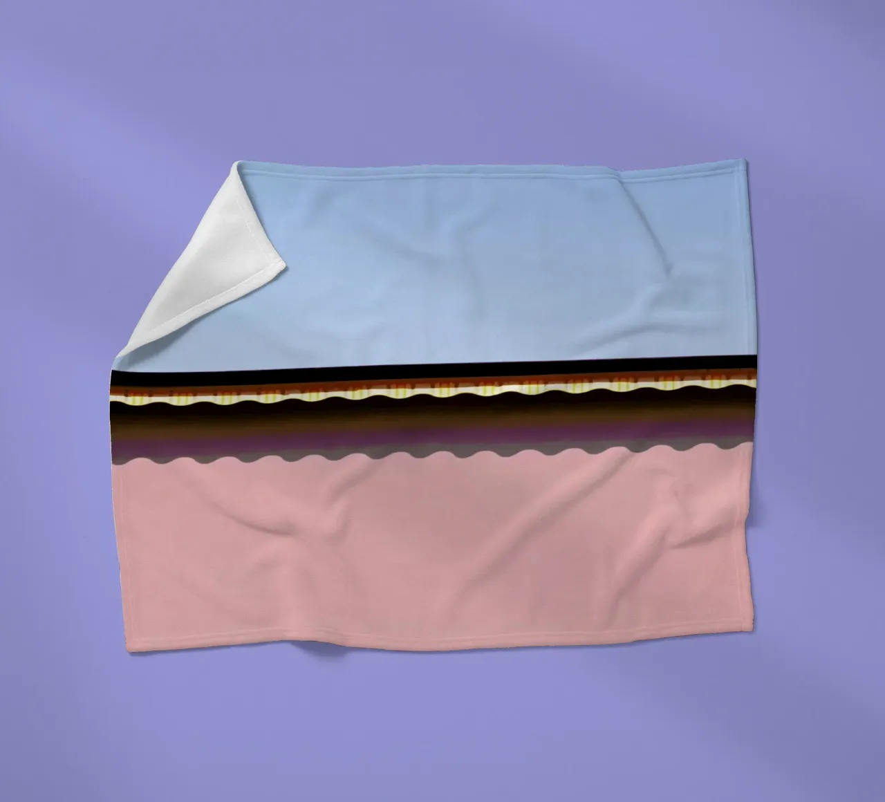 Waves fleecedeken van Rupert Höller