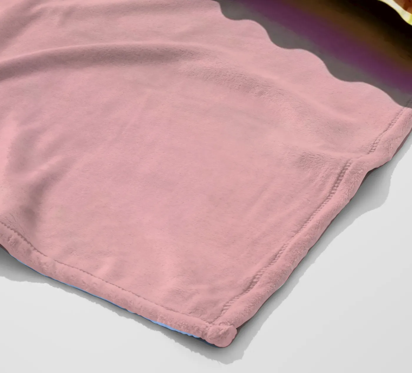 Waves fleece blanket by Rupert Höller