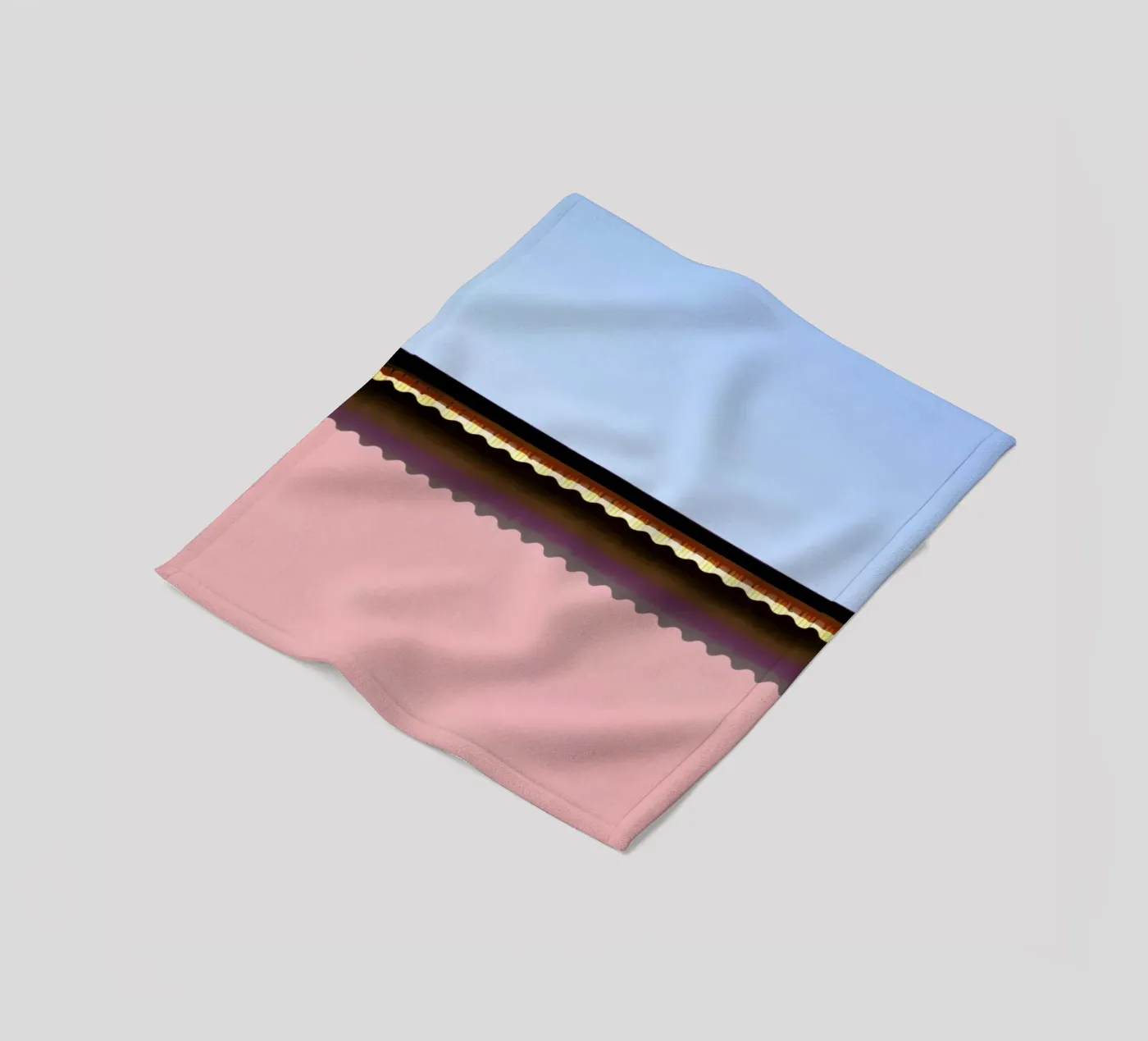 Waves fleece blanket by Rupert Höller