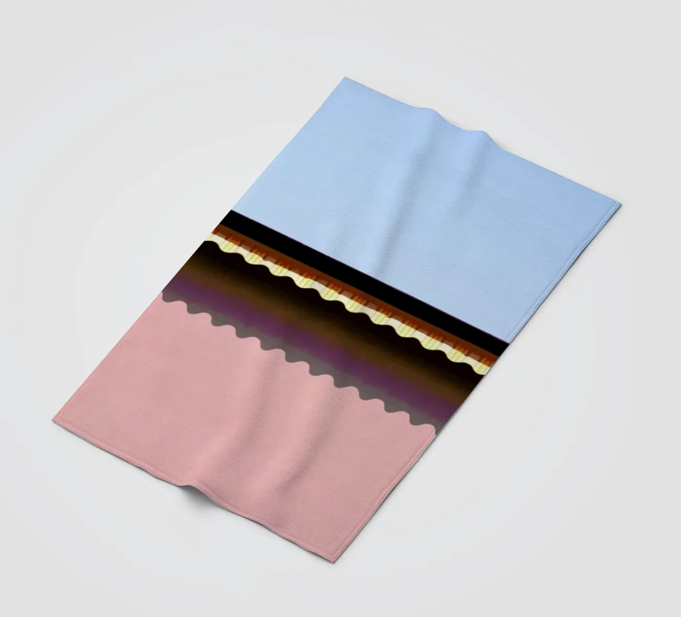 Waves fleece blanket by Rupert Höller