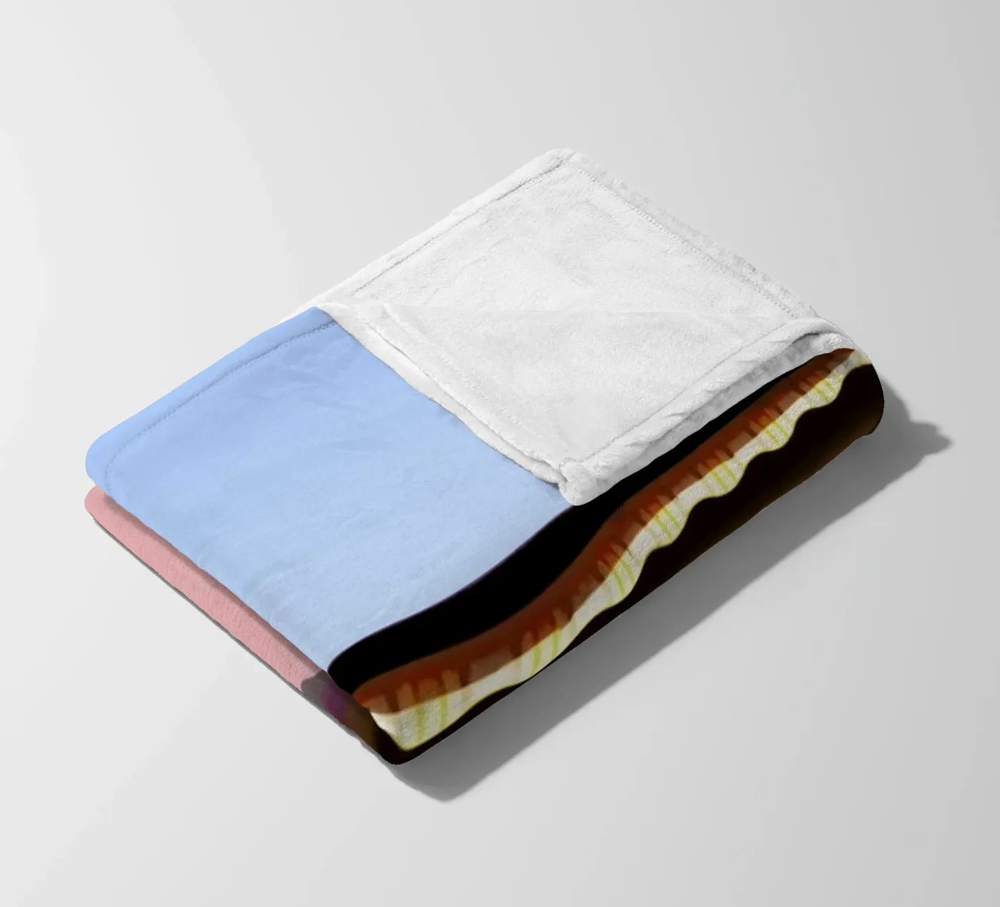 Waves fleece blanket by Rupert Höller