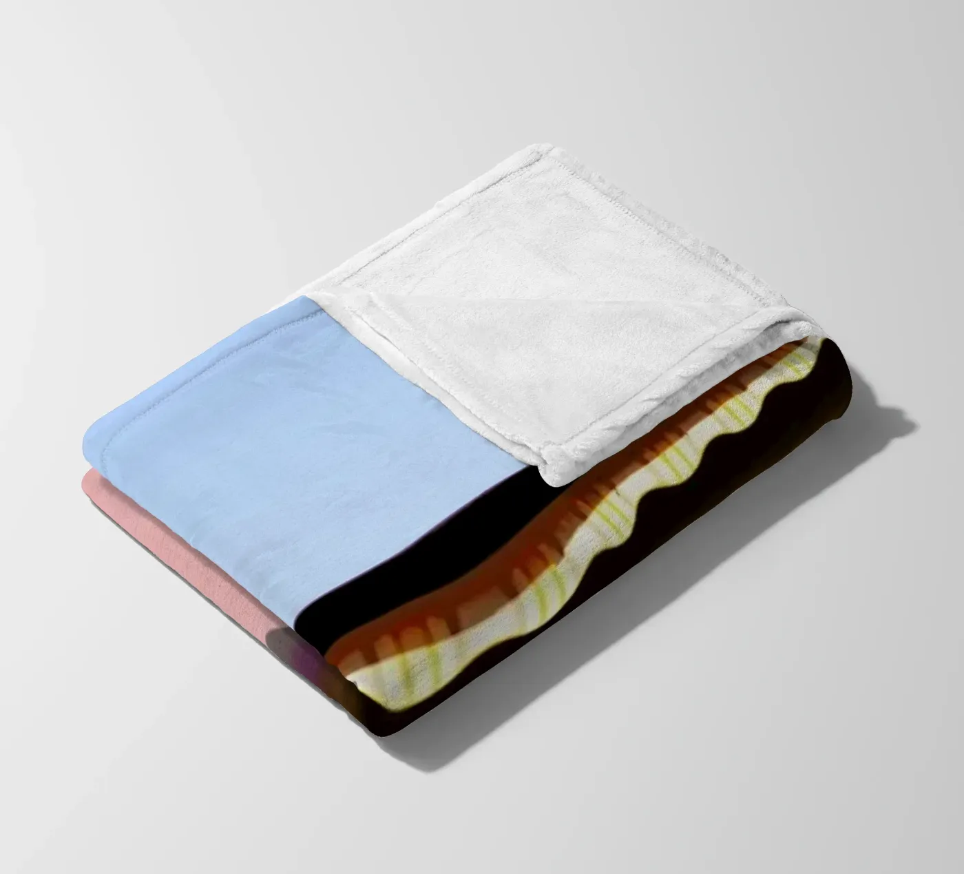 Waves fleece blanket by Rupert Höller