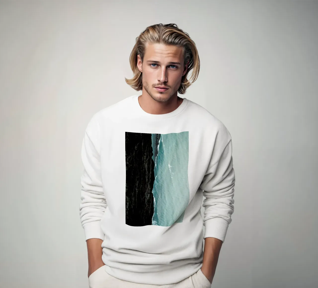 Waves sweatshirt by METROPOLIS
