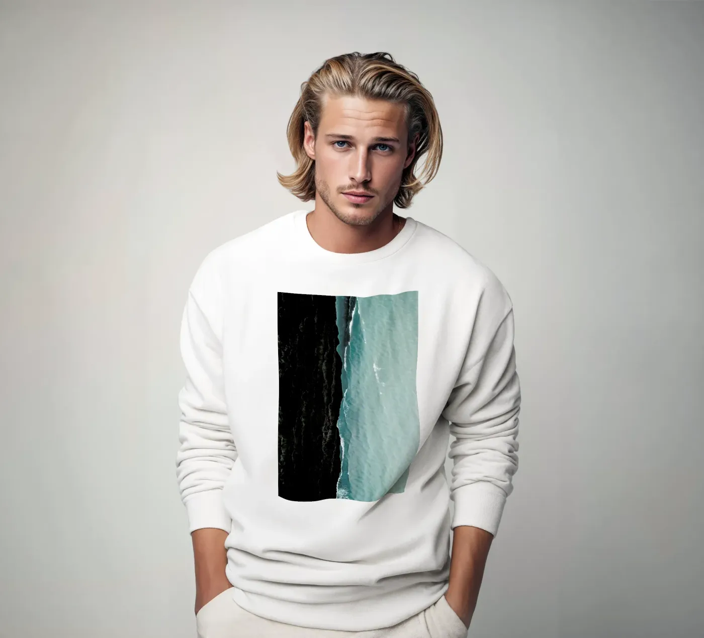 Waves sweatshirt by METROPOLIS