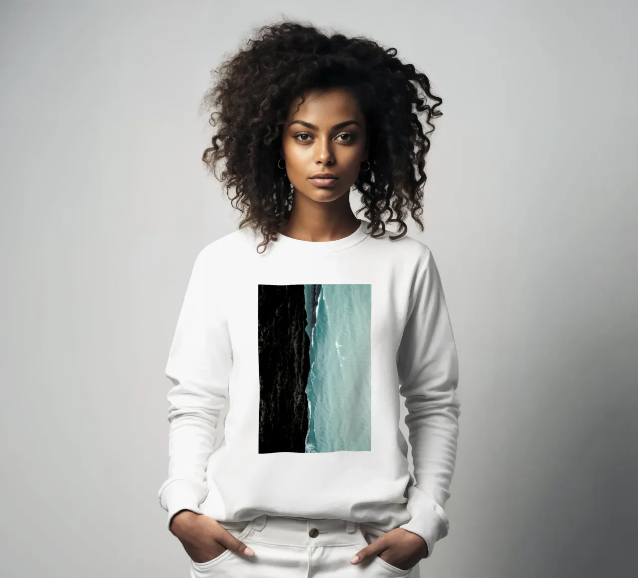 Waves sweatshirt by METROPOLIS