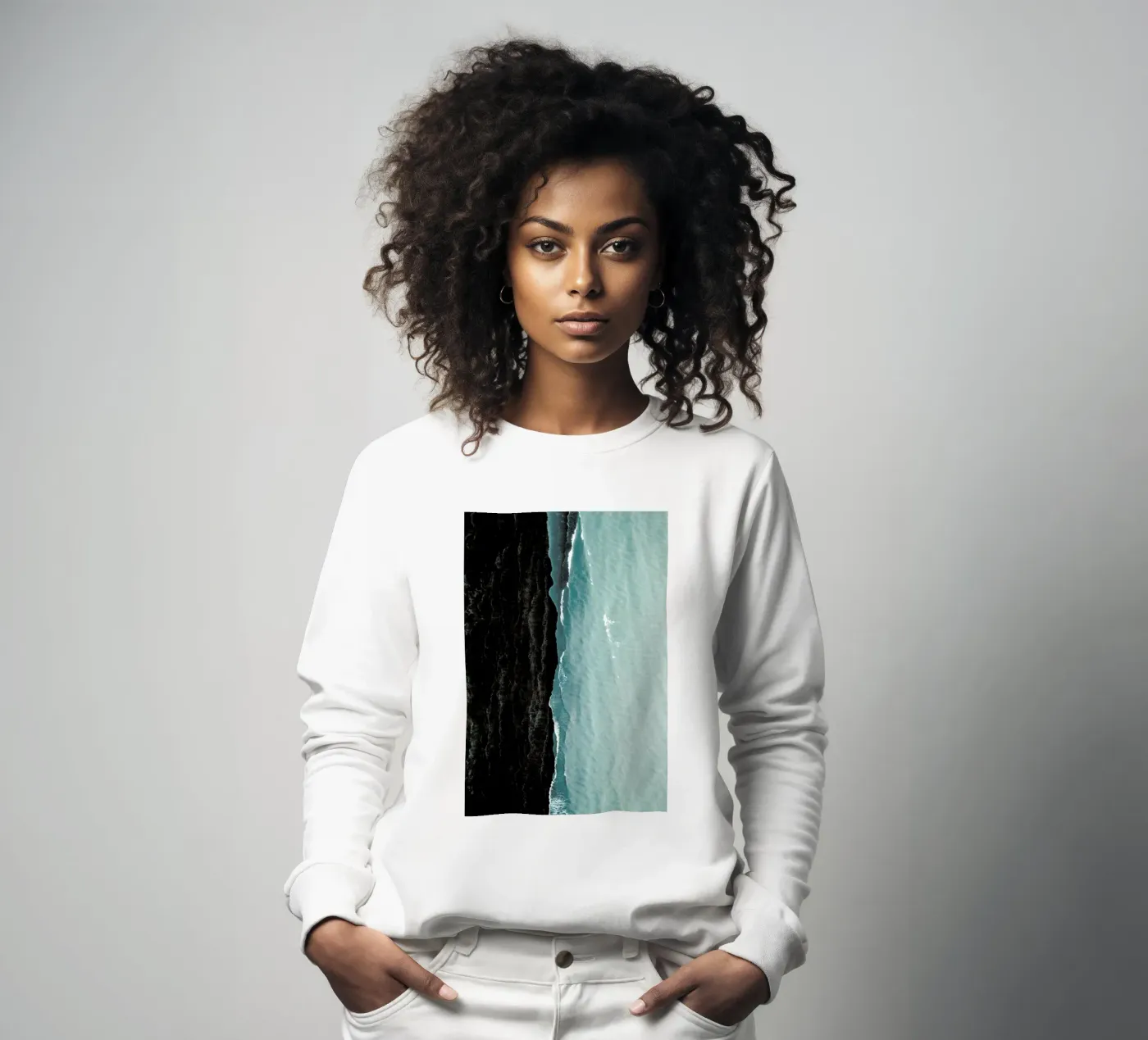 Waves sweatshirt by METROPOLIS