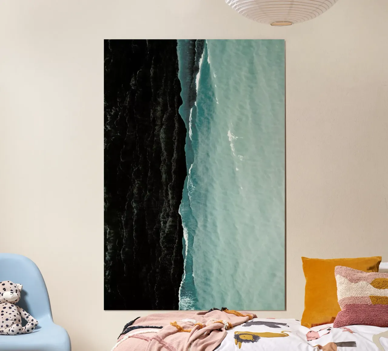 Waves poster con telaio in alluminio da METROPOLIS