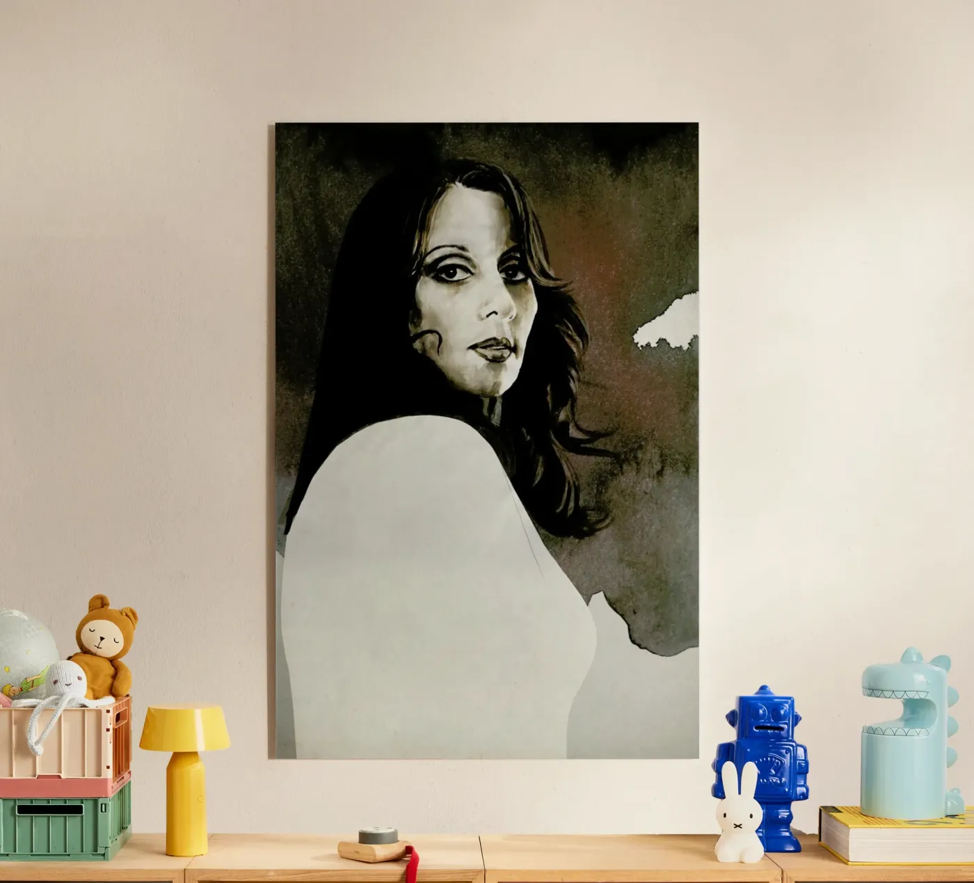 Fairuz acryl van David Diehl