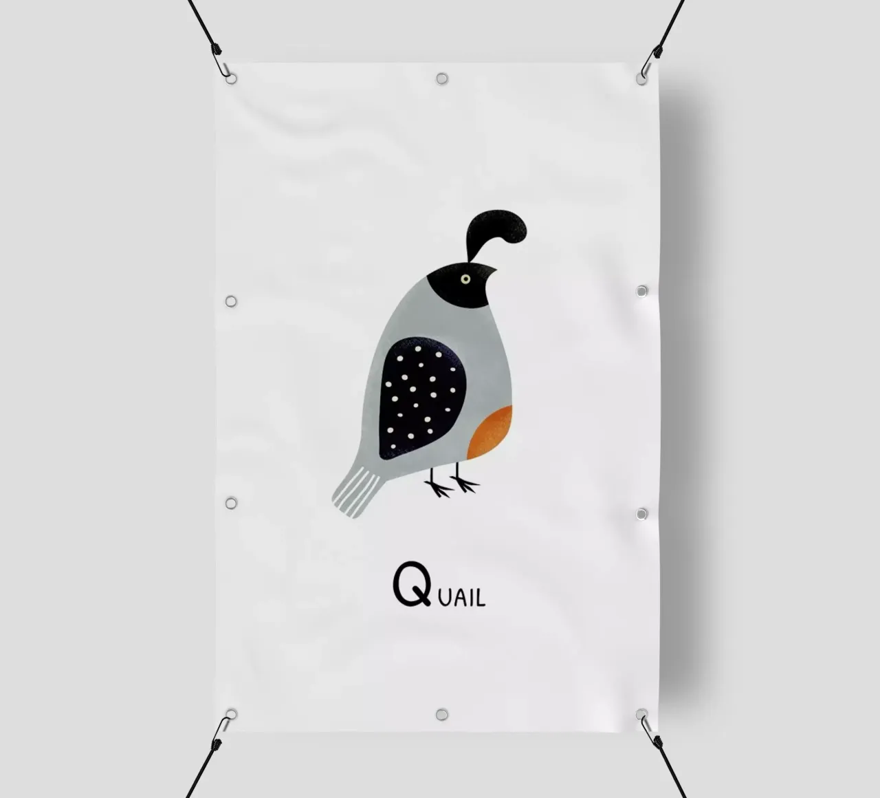 Quail telo in pvc da Little Flourishes