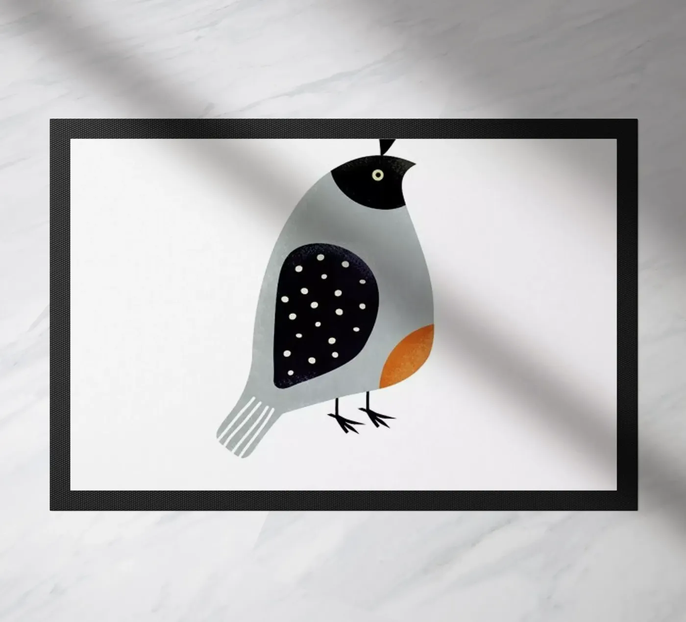 Quail deurmat van Little Flourishes