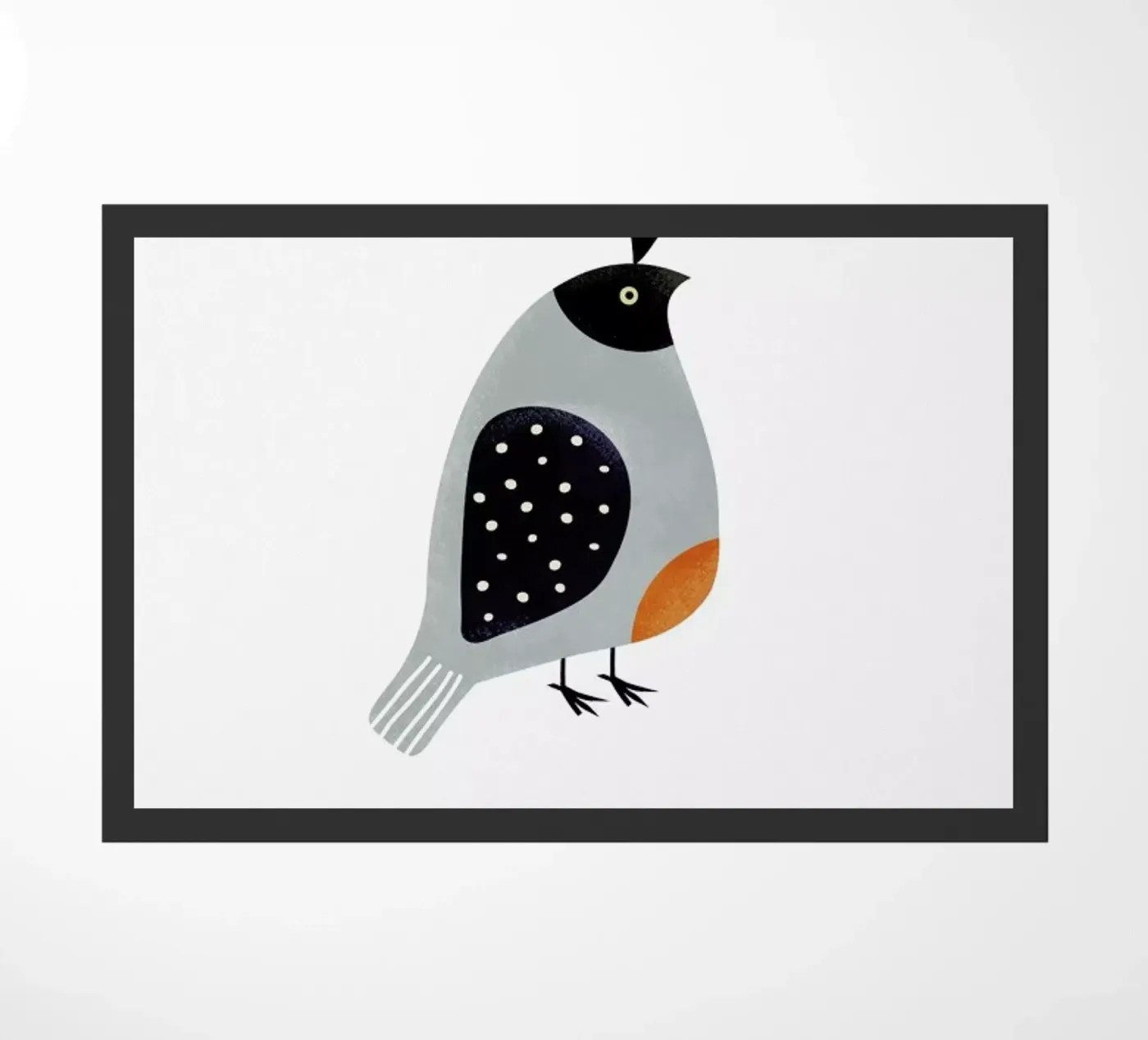 Quail deurmat van Little Flourishes