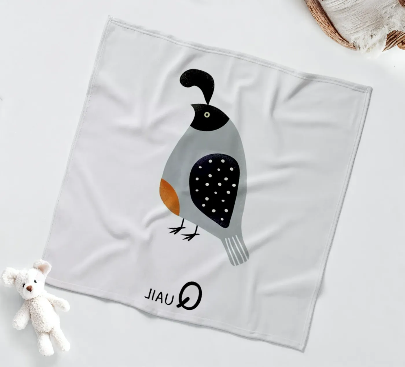 Quail Fleecedecke von Little Flourishes