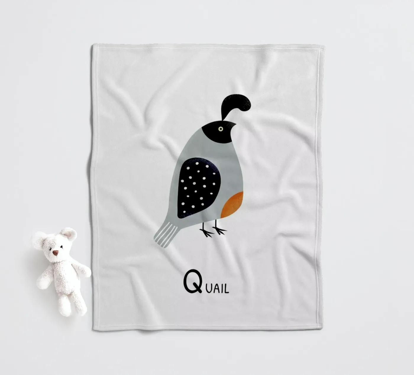 Quail Fleecedecke von Little Flourishes