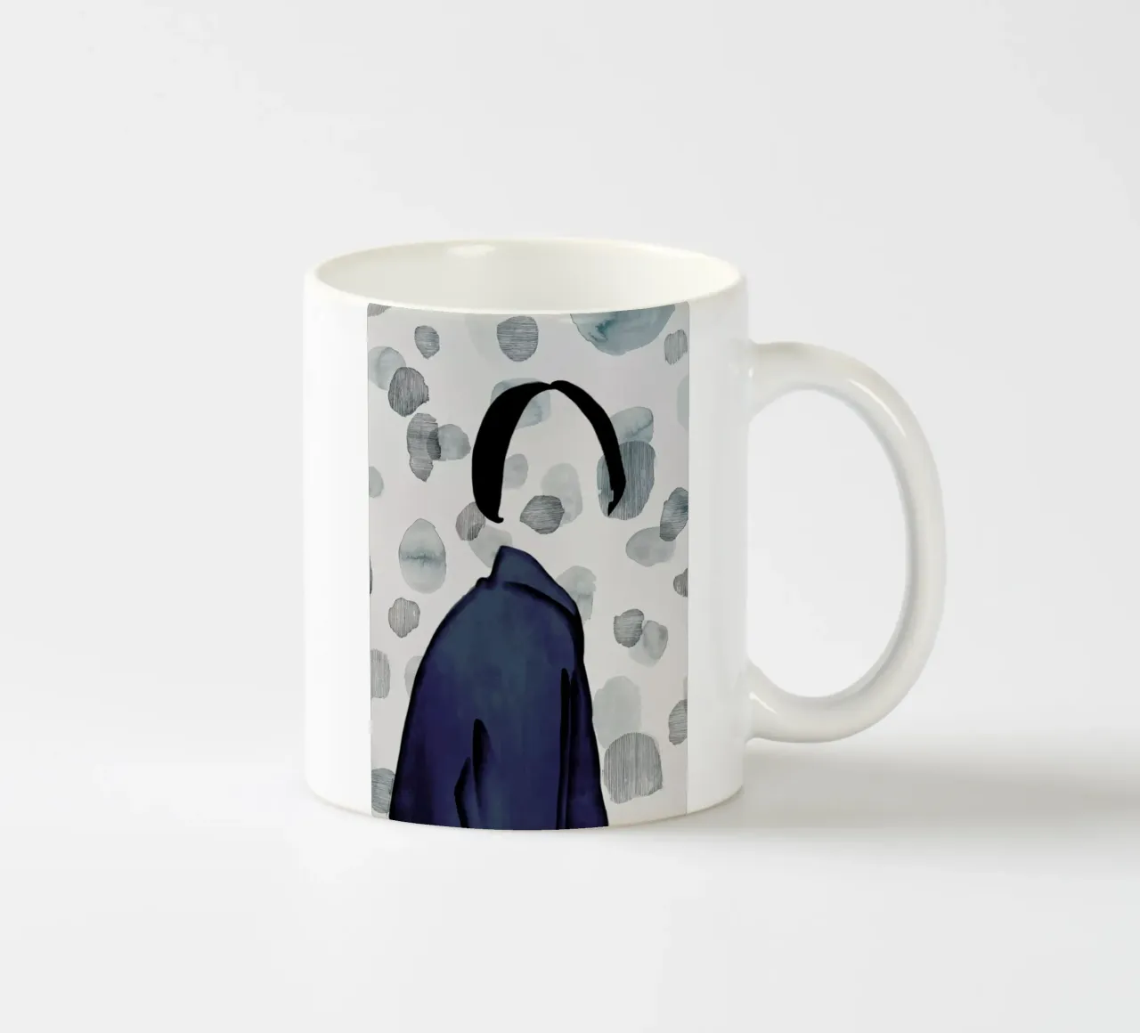 Void ceramic mug by Ramona Russu