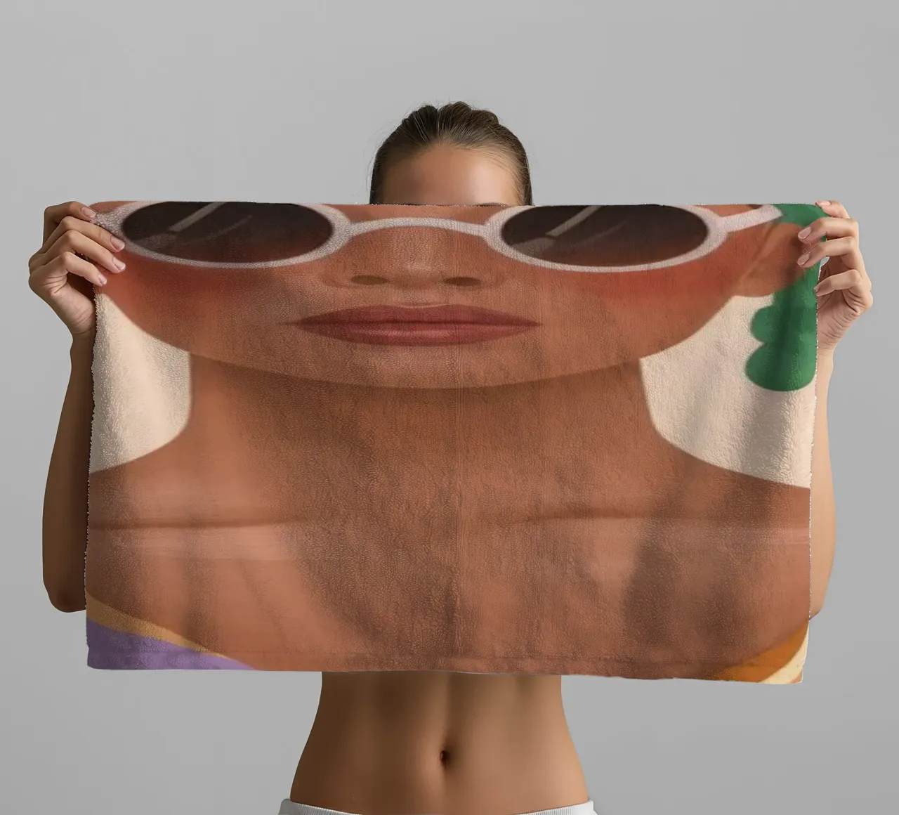 Aura de la déesse tropicale serviette de bain de Color Oblivion