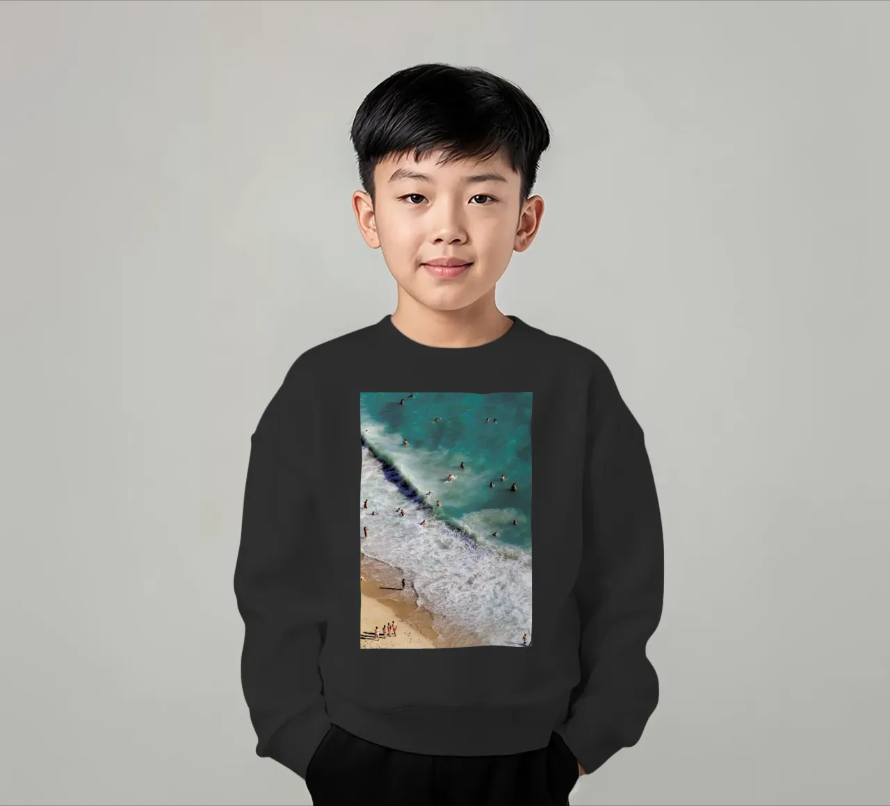 Making Waves felpa bambino da EyeEm Mobile GmbH
