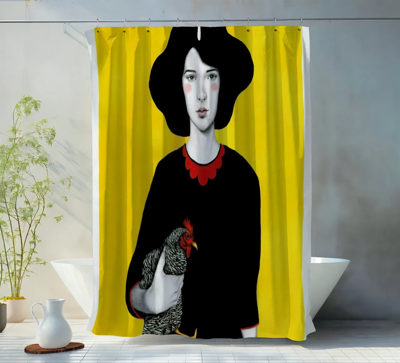 Maya Duschvorhang von Sofia Bonati