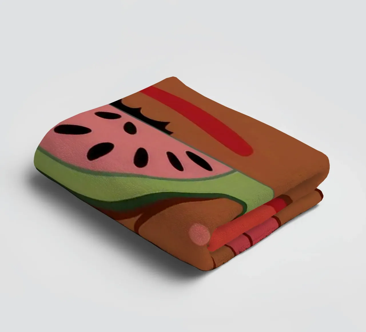 Fiery Red Curls towel by Color Oblivion