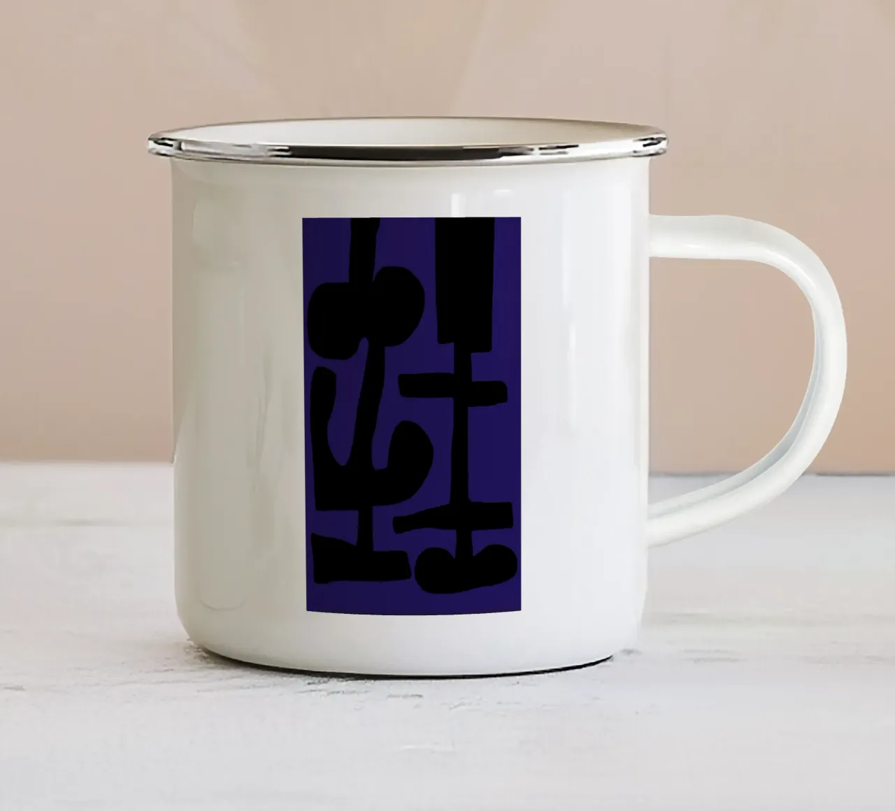 Distant Creatures tazza in smalto da Tanja Schaub