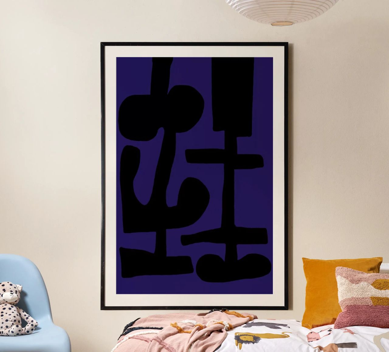 Distant Creatures poster van Tanja Schaub