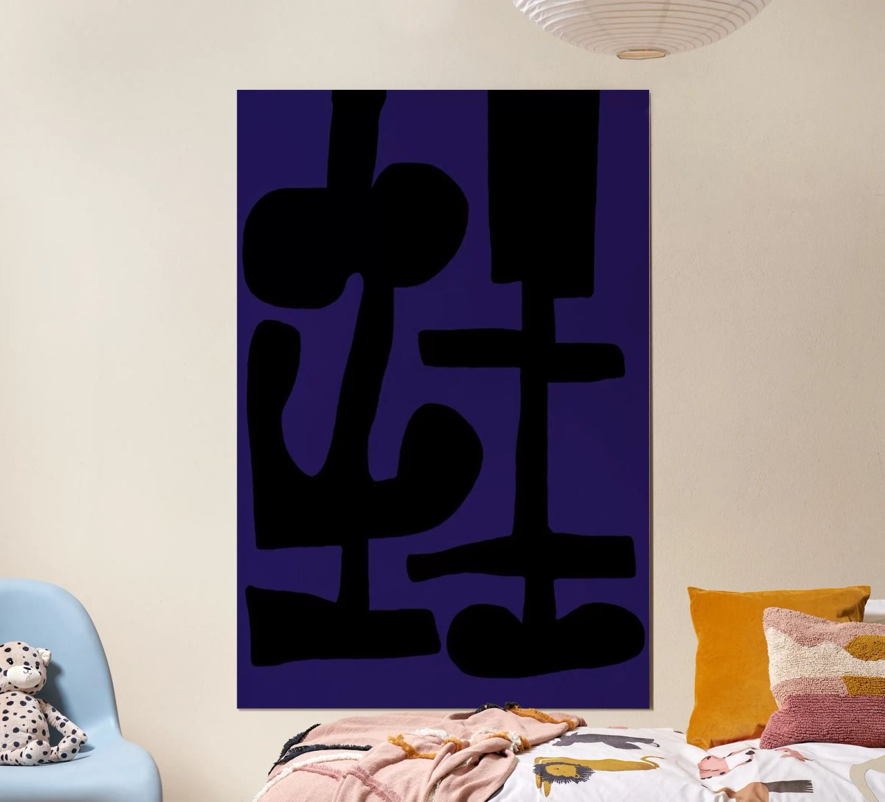 Distant Creatures poster van Tanja Schaub