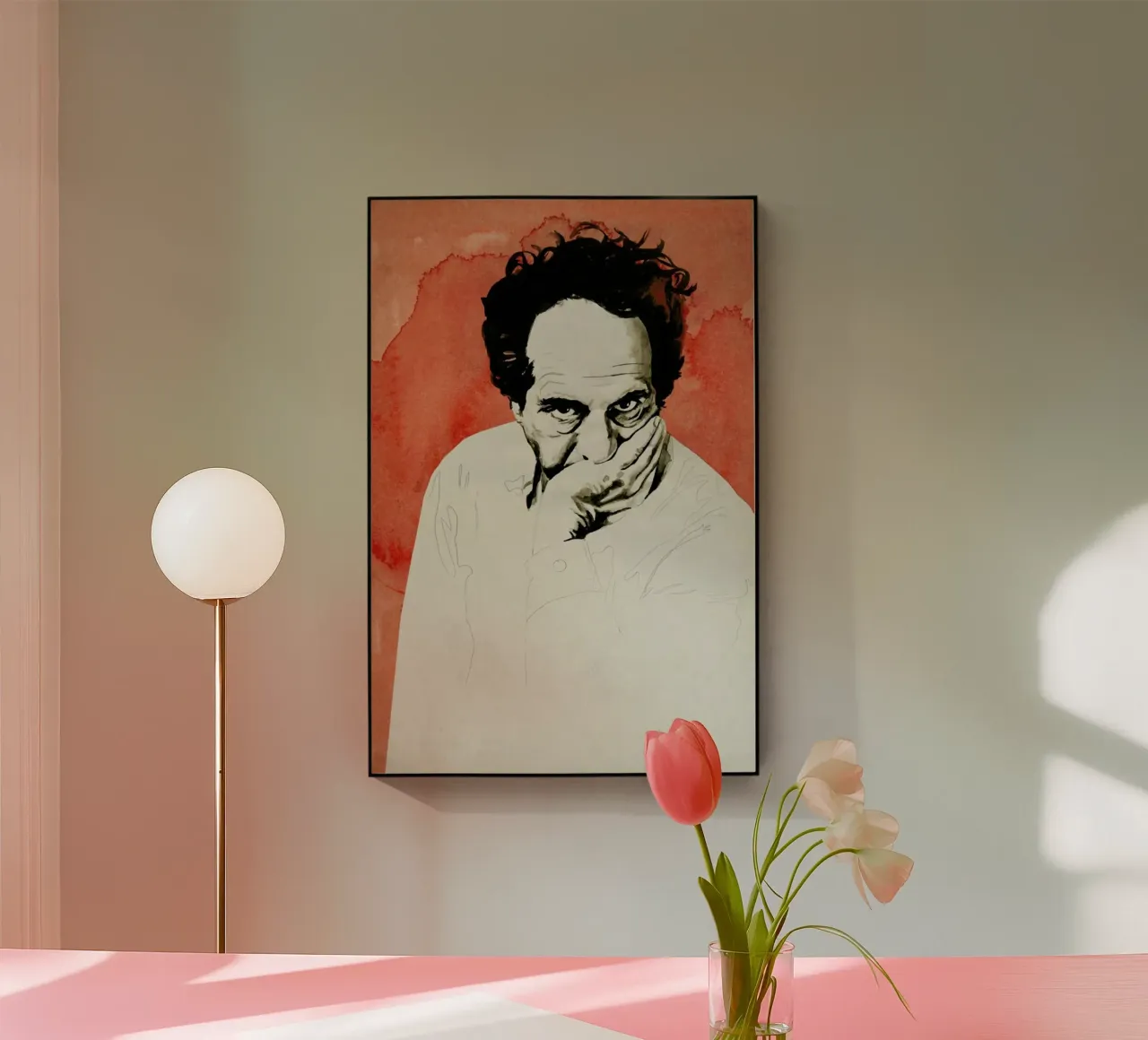 Robert Frank acryl van David Diehl