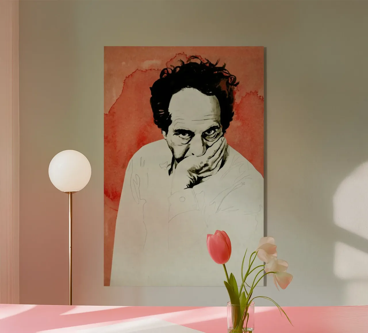 Robert Frank acryl van David Diehl