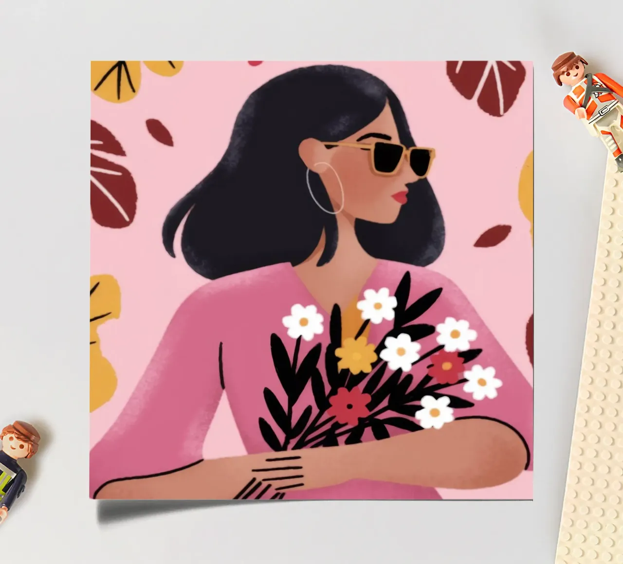 Floral Embrace Bliss sticker sheet by Color Oblivion