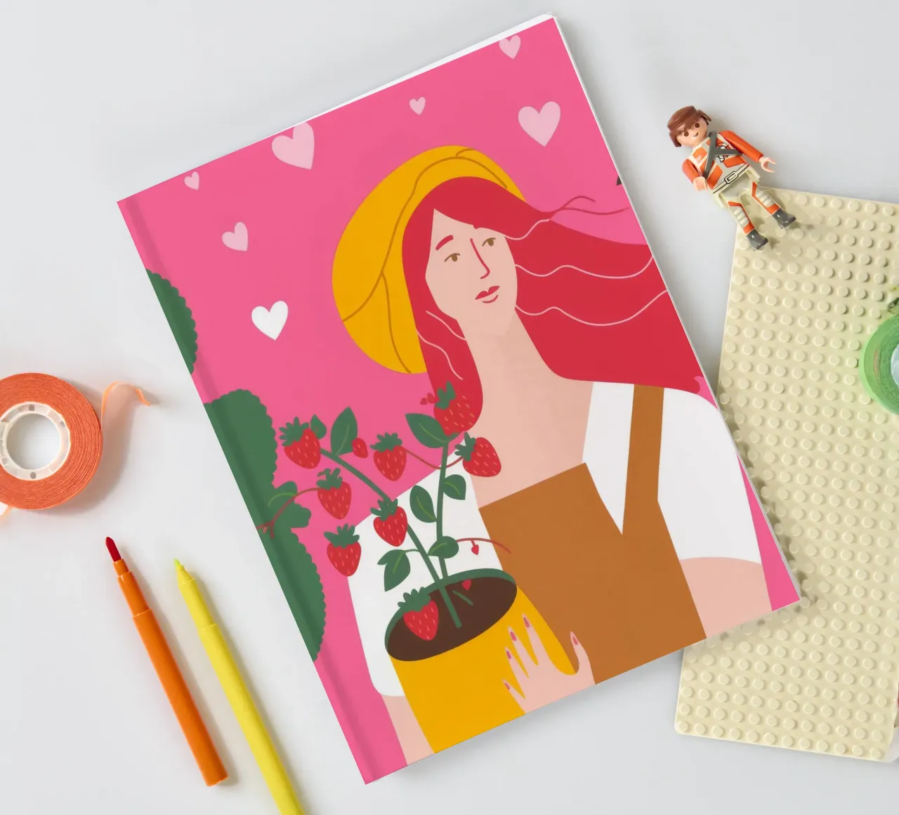 Whimsical Garden Delight notebook by Color Oblivion