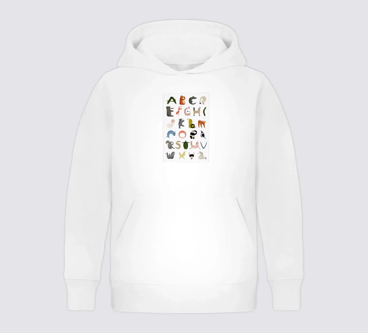 Animal Alphabet kids hoodie by Little Flourishes