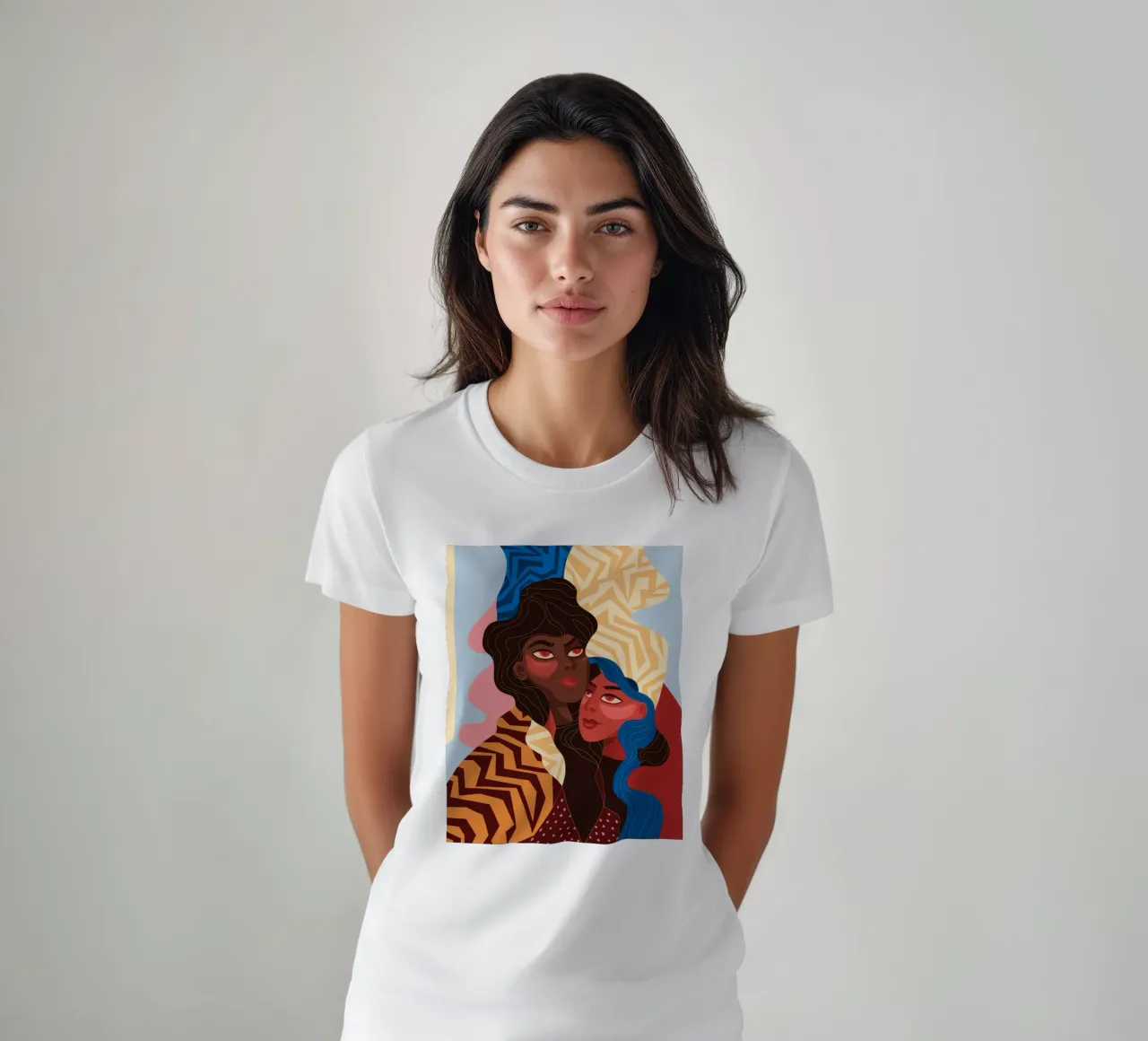 Abstract Unity Fusion t-shirt by Color Oblivion