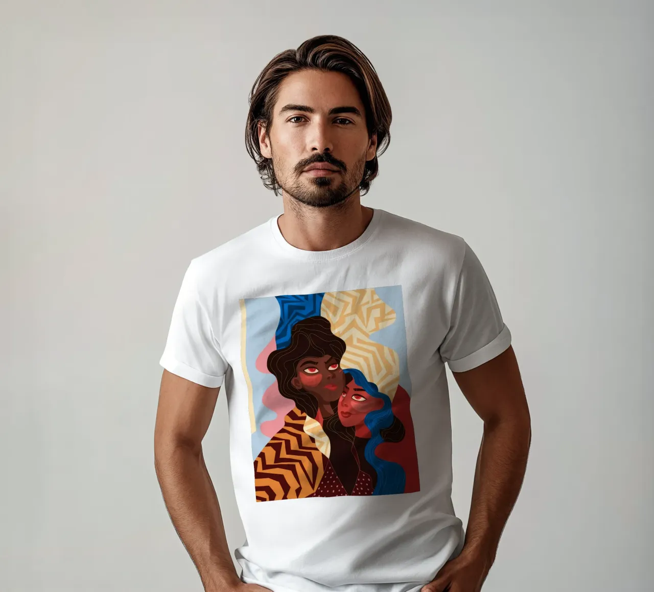 Abstract Unity Fusion t-shirt by Color Oblivion