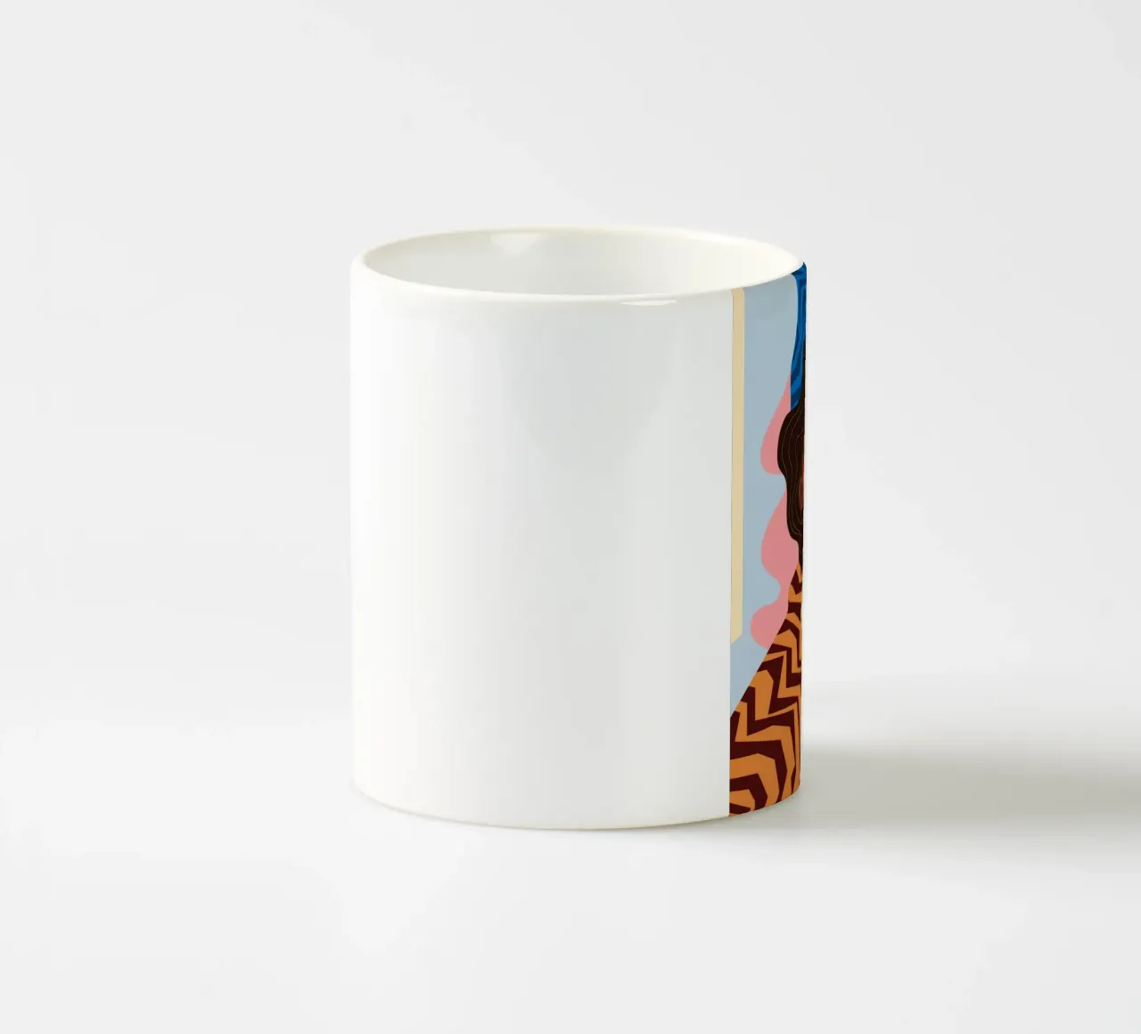 Fusione astratta dell'unità tazza in ceramica da Color Oblivion
