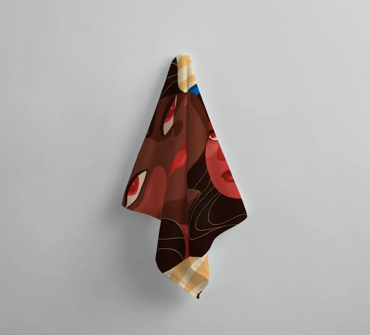 Abstract Unity Fusion towel by Color Oblivion