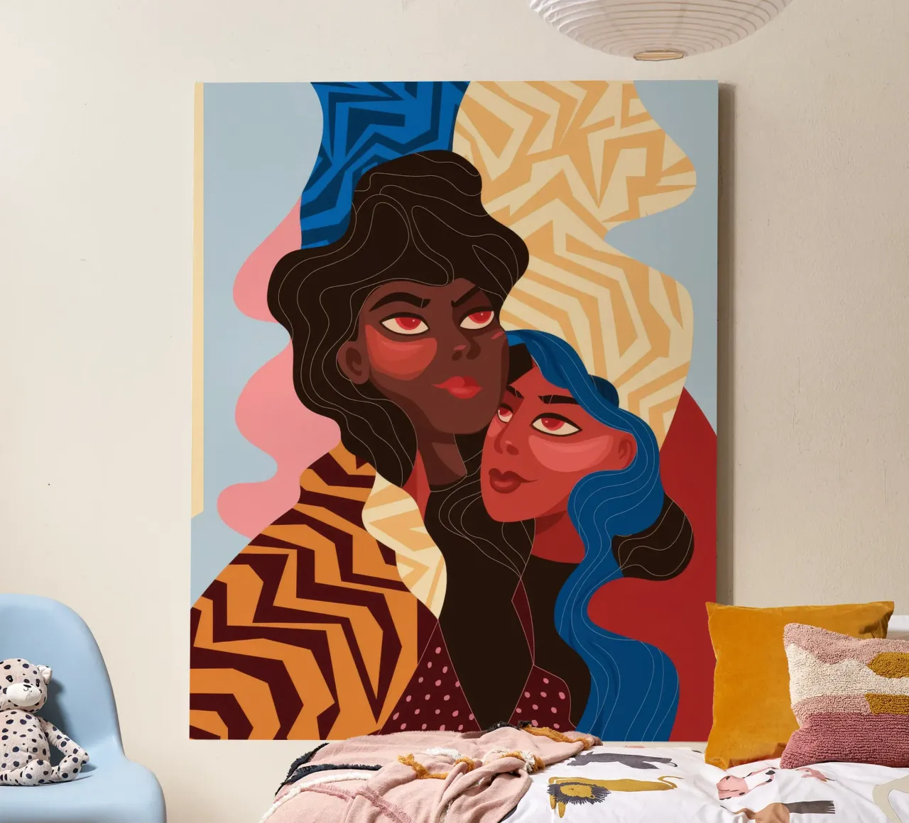 Abstract Unity Fusion canvas by Color Oblivion