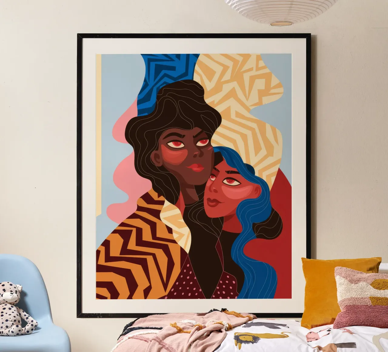 Abstract Unity Fusion hahnemühle by Color Oblivion