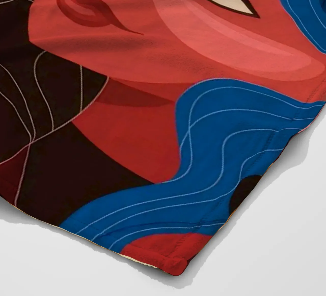 Abstract Unity Fusion fleece blanket by Color Oblivion
