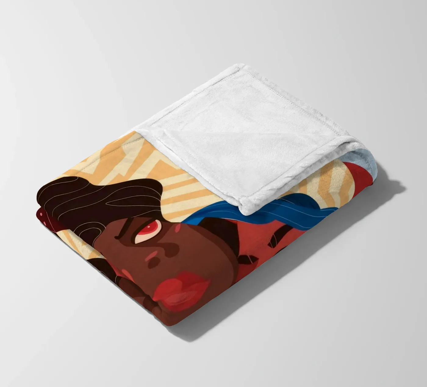 Abstrakte Einheitsfusion Fleecedecke von Color Oblivion