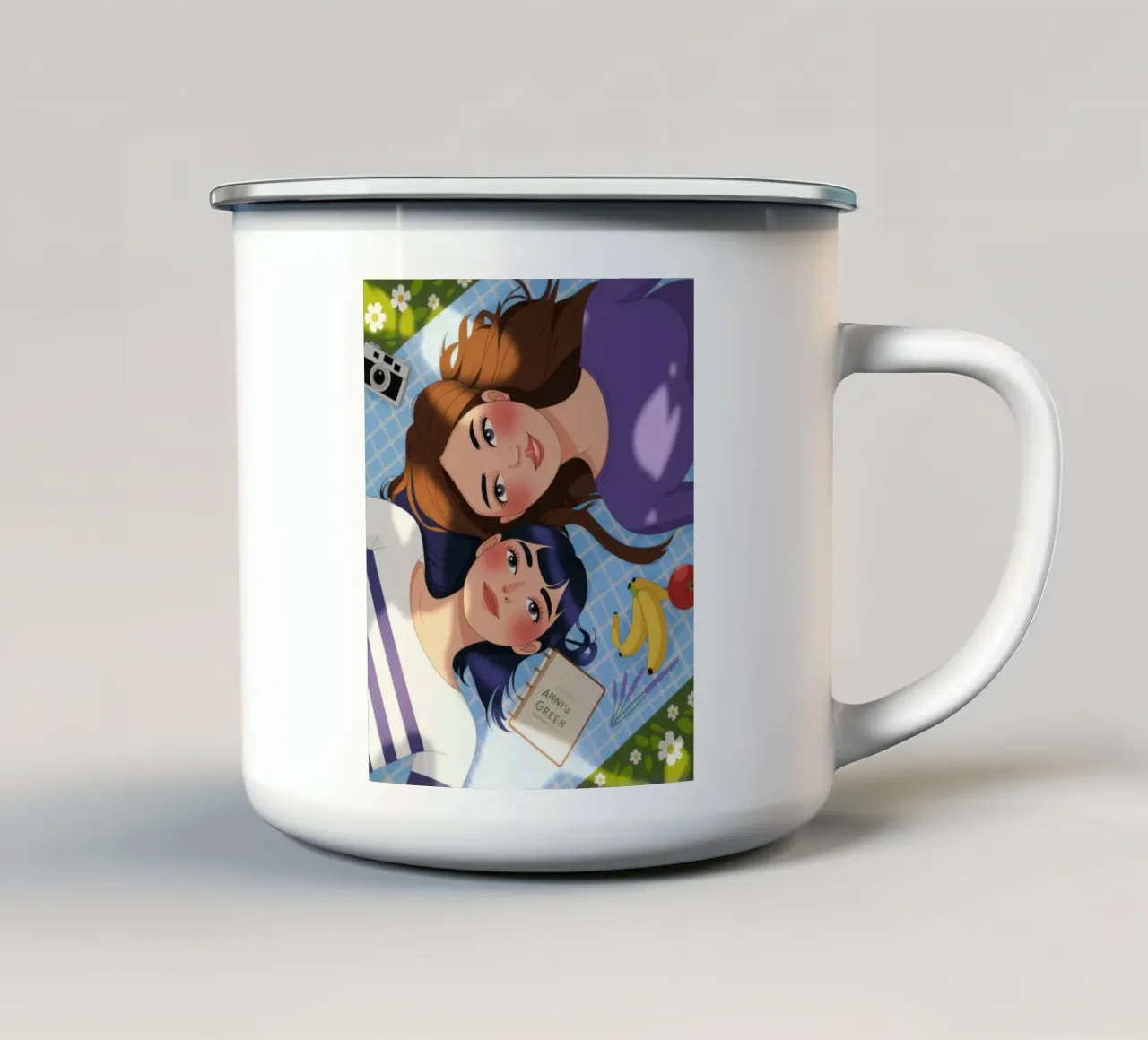 Picnic Dreamscape Reverie tazza in smalto da Color Oblivion