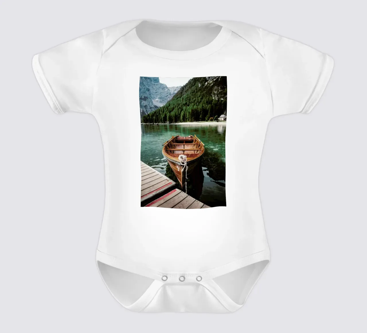 Dolomites II body neonato maniche corte da METROPOLIS