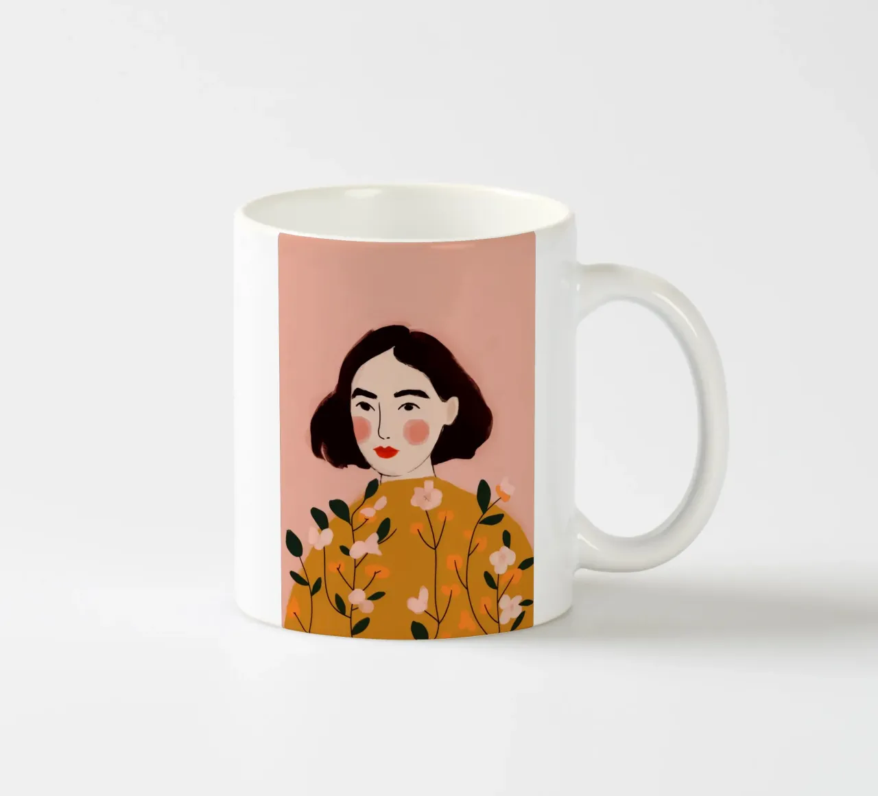 Tranquillità dei fiori d'autunno tazza in ceramica da Color Oblivion