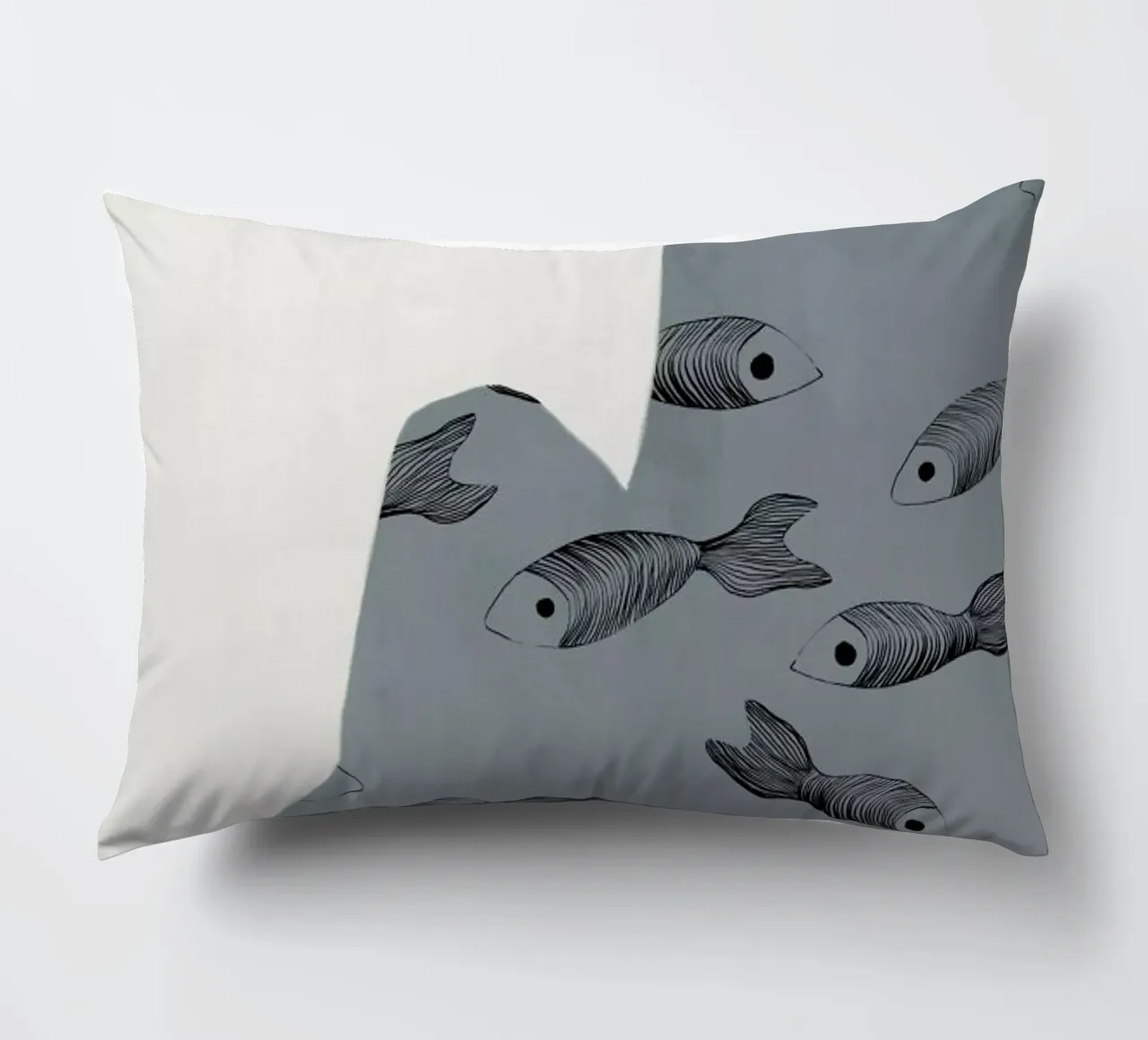 Fishy Mood II cuscino da Ramona Russu