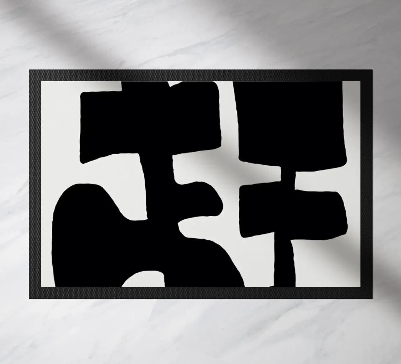 Black Spring Fußmatte von Tanja Schaub